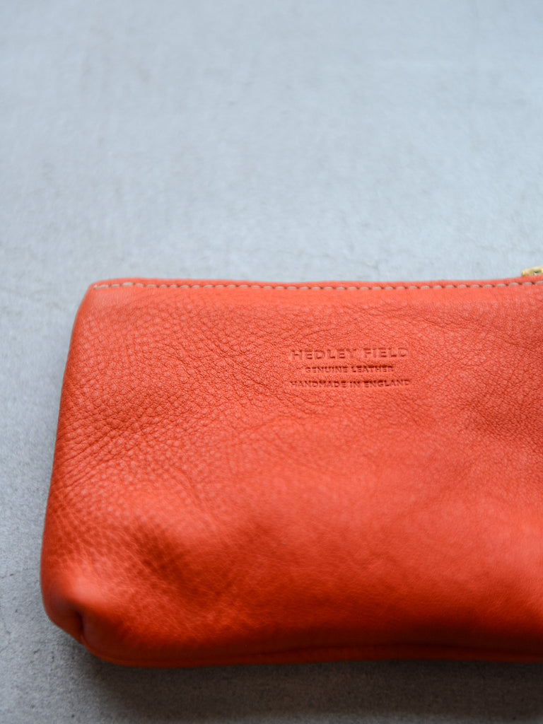 SMALL INITIAL POUCH - TOMATO RED